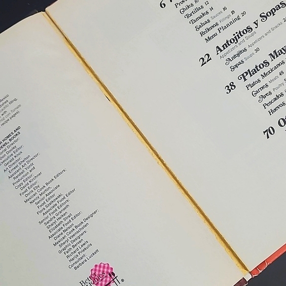 Vintage 70s Better Homes & Garden Authentic Mexican Recipes Cookbook Hardback - Picture 9 of 14